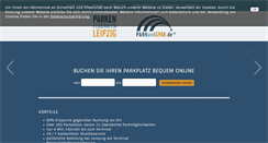 Desktop Screenshot of parken-flughafen-leipzig.de